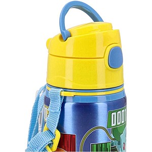Pokemon szívószálas aluminium kulacs 600 ml