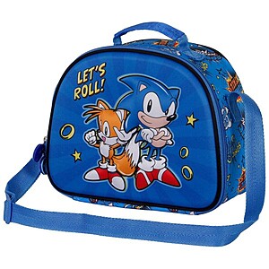 Sonic 3D uzsonnás táska – Lets Roll