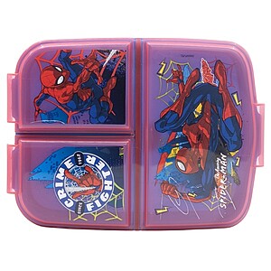 Spiderman több rekeszes uzsonnás doboz – Crime fighter