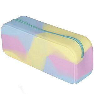 Starpak szögletes szilikon tolltartó – Art Pastel