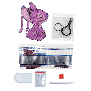 Stitch gyémántszemes kirakó táskadísz – Angel