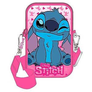 Stitch kis táska, mobiltok – Pink