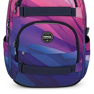 Topgal ergonomikus iskolatáska hátizsák VIKI – Purple Veil