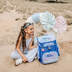 Oxybag Stitch ergonomikus iskolatáska SZETT mágneszárral – Flower