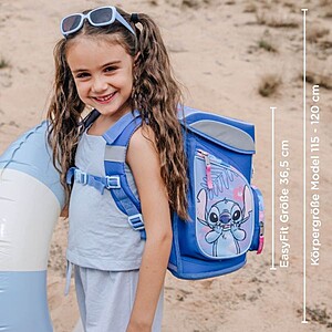 Oxybag Stitch ergonomikus iskolatáska SZETT mágneszárral – Flower