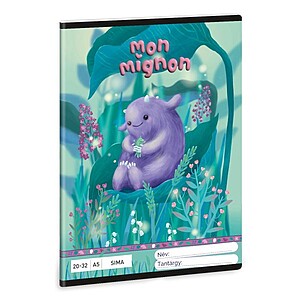 Ars Una A5-ös sima füzet – Mon Mignon