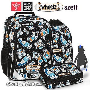 Ars Una iskolatáska, hátizsák SZETT 3 részes – Wheelz