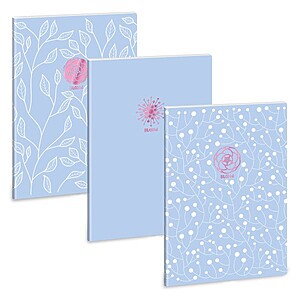 Ars Una kockás füzet A4 extra kapcsos – Soft Touch Skyblue Spring