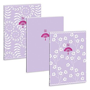 Ars Una vonalas füzet A4 – Soft Touch Purple Spring