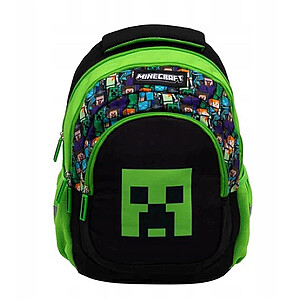 Astra Minecraft ergonomikus iskolatáska, hátizsák 39 cm – Creeper