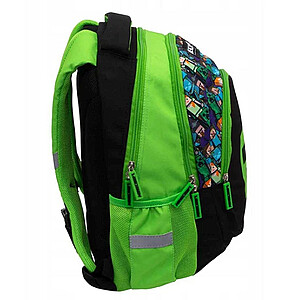 Astra Minecraft ergonomikus iskolatáska, hátizsák 39 cm – Creeper