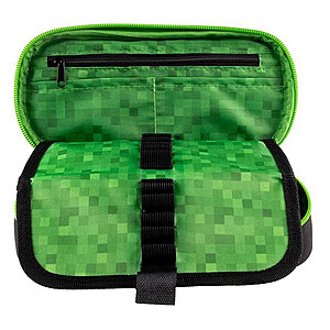 Astra Minecraft ovális tolltartó – Creeper