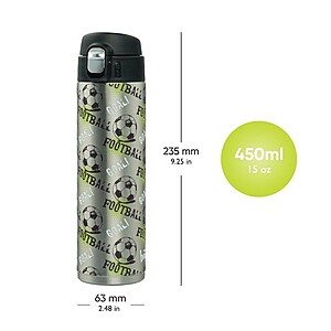 Baagl fémkulacs, termosz 450ml – Football