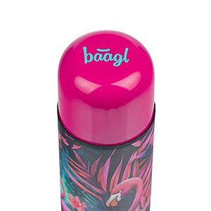 Baagl fémkulacs, termosz 550ml – Pink Flamingos