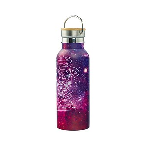 Baagl fémkulacs, termosz bambusz tetővel 500ml – Galaxy