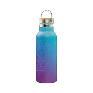 Baagl fémkulacs, termosz bambusz tetővel 500ml – Gradient blue