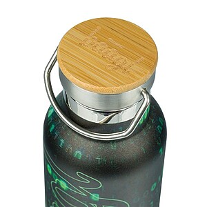 Baagl fémkulacs, termosz bambusz tetővel 500ml – Numbers