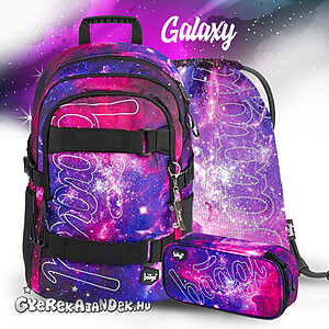 Baagl iskolatáska, hátizsák SZETT – Galaxy