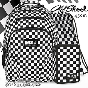 BackUp iskolatáska hátizsák 45 cm SZETT – Old Skool IV.
