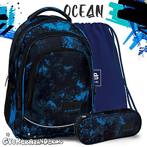 BackUp iskolatáska hátizsák SZETT – Ocean