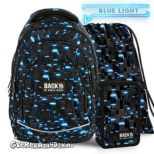BackUp iskolatáska hátizsák SZETT – Blue Light