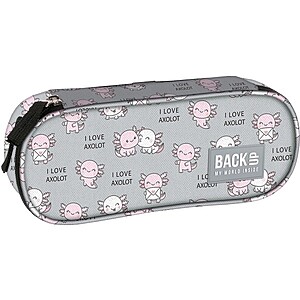 BackUp ovális tolltartó – Axolotl Love