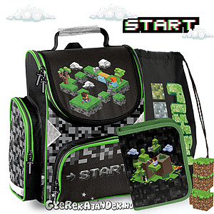 Paso gamer ergonomikus iskolatáska SZETT – START PLAYER