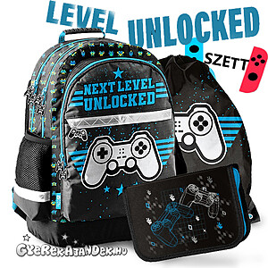 Paso gamer ergonomikus iskolatáska, hátizsák SZETT – Unlocked