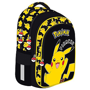 Pokemon iskolatáska, hátizsák SZETT – Pikachu Black