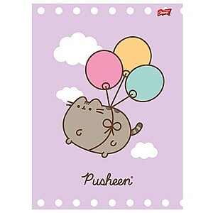 Pusheen cicás A4-es kockás füzet 32 lapos – többféle