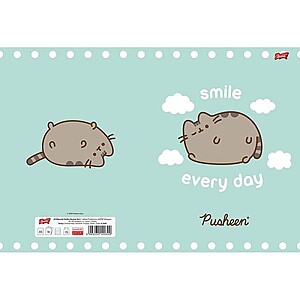 Pusheen cicás A4-es kockás füzet 32 lapos – többféle