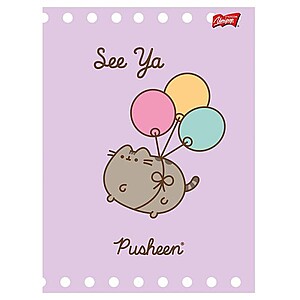 Pusheen cicás A5-ös kockás füzet 32 lapos többféle
