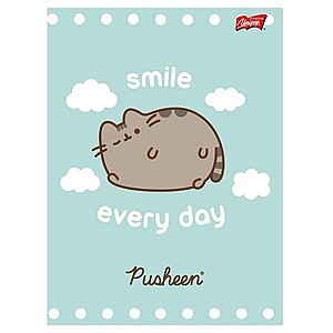 Pusheen cicás A5-ös kockás füzet 32 lapos többféle