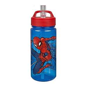 Scooli Spiderman szívószálas kulacs 500 ml