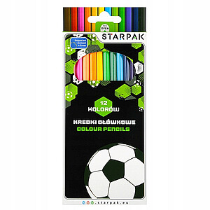 Starpak focis színes ceruza készlet 12 db-os – Green