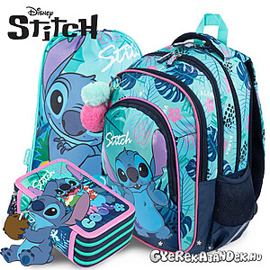 Stitch iskolatáska, hátizsák SZETT – Stay Cool