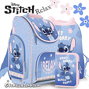 Stitch ergonomikus iskolatáska SZETT – Relax