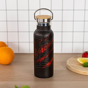 Baagl fémkulacs, termosz bambusz tetővel 500ml – Lava