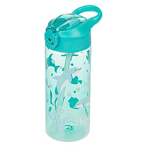 Baagl tritán kulacs 500 ml-es szívószálas – Delfin