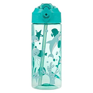 Baagl tritán kulacs 500 ml-es szívószálas – Delfin
