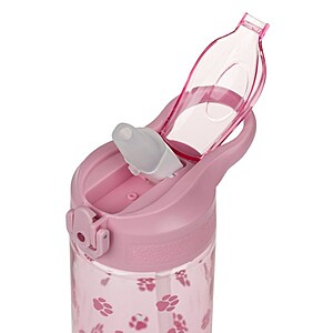 Baagl tritán kulacs 500 ml-es szívószálas – Paws