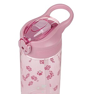 Baagl tritán kulacs 500 ml-es szívószálas – Paws