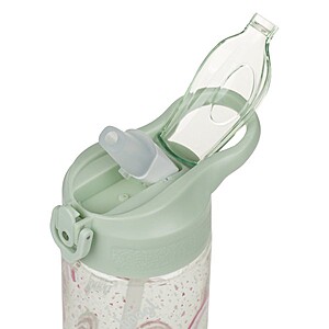 Baagl tritán kulacs 500 ml-es szívószálas – Pink Rainbow