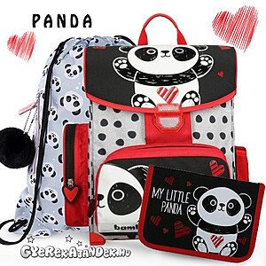 Panda ergonomikus iskolatáska SZETT – Bambino