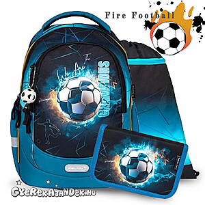 Belmil focis iskolatáska hátizsák SZETT – Fire Football