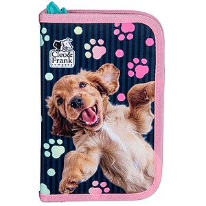 Cleo és Frank kutyás kihajtható tolltartó felszerelt – Best Puppies