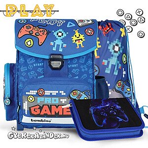 Bambino ergonomikus iskolatáska SZETT – Gamer