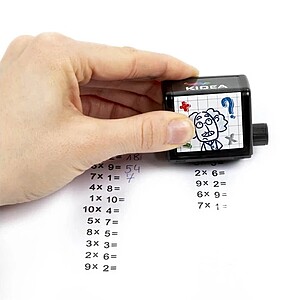 Kidea matematikai műveletsor nyomtató bélyegző – fekete