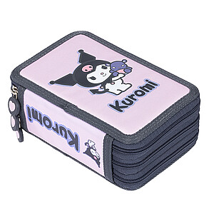 Kuromi 3 emeletes tolltartó, felszerelt – Pink