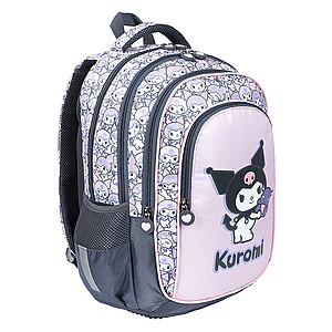 Kuromi ergonomikus iskolatáska, hátizsák – Pink